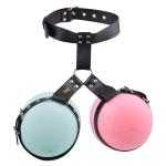 Adjustable Breast Bondage Restraints with Nipple Clamps