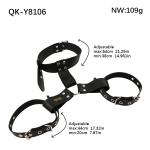 Adjustable Breast Bondage Restraints with Nipple Clamps