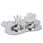 Leather Nipple Clamps and Breast Bondage Belt