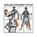 Bondage Restraint Kit with Handcuffs and Blindfold