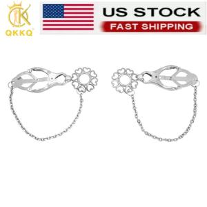 Nipple Clamp with Chain for Couples' Play