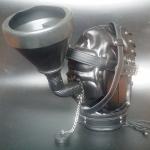 Bondage Head Hood with Funnel Gag for Sensation