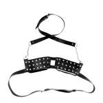 Wearable Leather Nipple Clamps for Breast Bondage