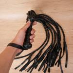 PU Leather Flogger Whip for BDSM Couple Play