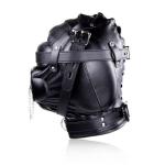 Bondage Head Hood with Funnel Gag for Sensation