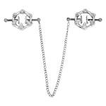 Adjustable Metal Nipple Clamps with Chain
