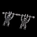 Neck Collar with Nipple Clamps for Bondage