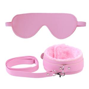 Cozy Leather BDSM Role Play Collar Kit