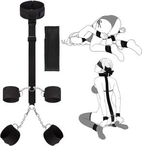 Bondage Kit with Neck and Wrist Restraints