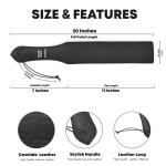 Leather Flogger & Spanking Paddle BDSM Set