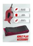 Red Feather Tickler and Satin Eye Mask Set