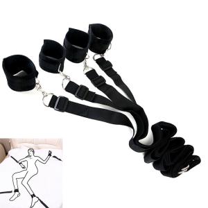 Soft Adjustable BDSM Bed Restraints Kit