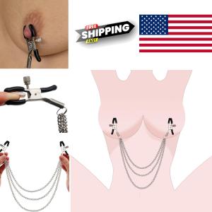 Adjustable Nipple Clamps with Soft Tips for Couples