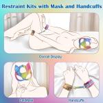 Couple Bondage Restraint Kit with Cat Mask