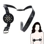 Leather Nipple Bondage Restraints for Pain Play