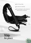 59" BDSM Flogger with Blindfold and Tickler