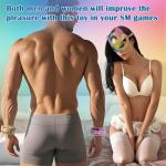 Couple Bondage Restraint Kit with Cat Mask