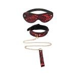 Lace Collar and Lead Set with Blindfold