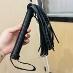 42cm PU Leather Spanking Whip Flogger Paddle