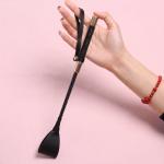Short PU Leather Riding Crop for BDSM Play