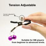 Adjustable Metal Nipple Clamps for BDSM Fun