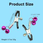 Adjustable Metal Nipple Clamps for BDSM Fun
