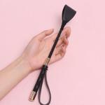 Short PU Leather Riding Crop for BDSM Play