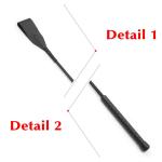 Braided Faux Leather Whip and Handcuffs Set