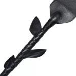 Red Leather Flogger and Horse Riding Crop