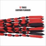 Thick Leather 12-Tail Flogger for Impact Play