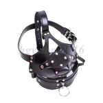 PVC Leather Head Harness with Detachable Mouth Gag