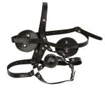 Mouth Ball Gag and Bondage Blindfold Set