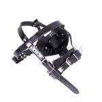 PVC Leather Head Harness with Detachable Mouth Gag