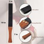 Purple Leather Flogger Whip for Couples