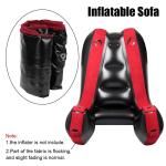 Inflatable Bondage Cushion with Cuffs for Couples