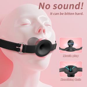 Silicone Breathable Ball Gag with Adjustable Strap