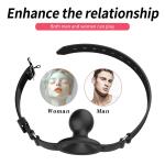 Silicone Breathable Ball Gag with Adjustable Strap
