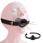 Silicone Breathable Ball Gag with Adjustable Strap