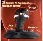 9-Mode Waterproof Prostate Massager with Wiggling Vibes