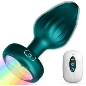 Heart LED Vibe Plug for Pleasure