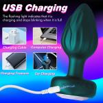 Heart LED Vibe Plug for Pleasure