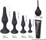 4PC Medical Silicone Anal Plug Set