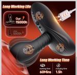 9-Mode Waterproof Prostate Massager with Wiggling Vibes