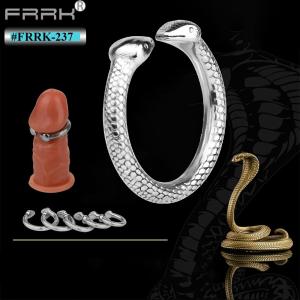 Silver Metal Penis Cage Ring for Men
