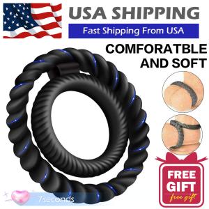 Dual Ball and Scrotum Ring for Pleasure