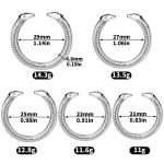 Silver Metal Penis Cage Ring for Men