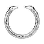 Silver Metal Penis Cage Ring for Men