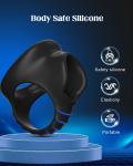 Soft Silicone Erection Enhancer Ring for Men