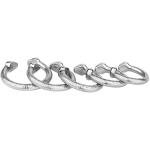 Silver Metal Penis Cage Ring for Men