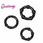 Silicone Delay Rings Set for Men - 3 Pieces